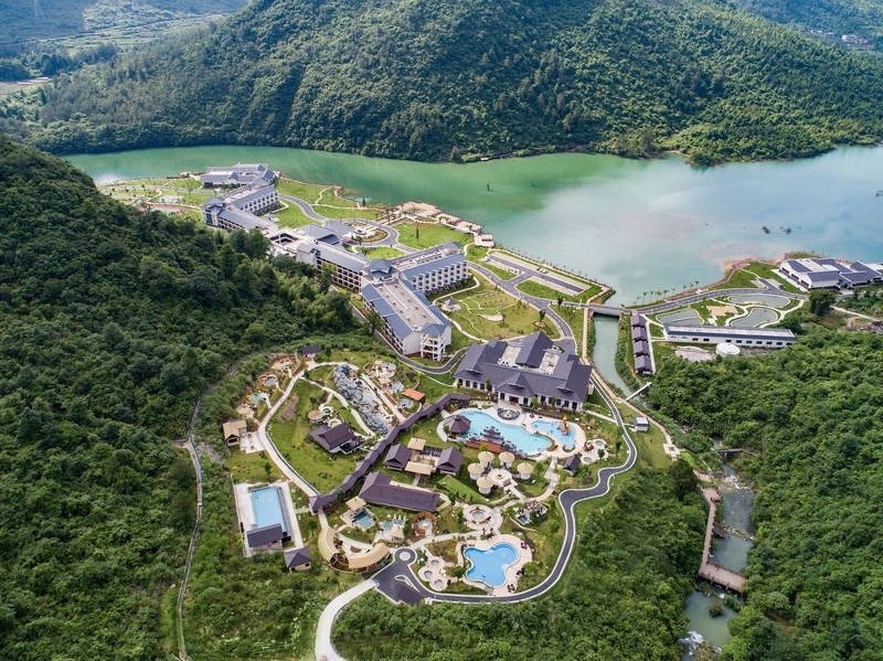 廣東版水上威尼斯攻略:丹霞豐源温泉度假村,房門直達泳道 amap poi 1