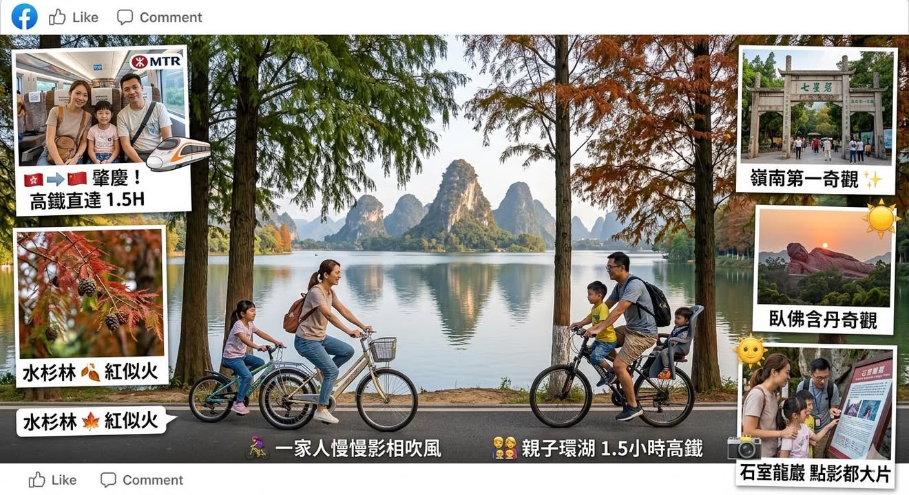 廣州姊妹們今個週末北上不如去呢個地方🇭​🇰​​​​配圖,香港人旅行攻略視覺素材
