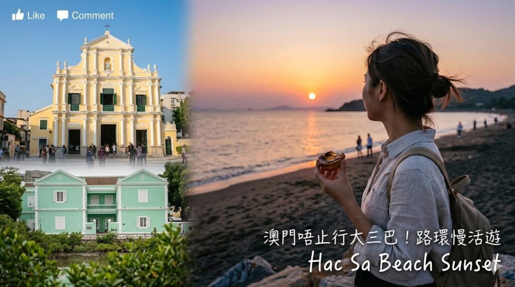 去開澳門仲係行大三巴?係時候轉場啦!🚢 中國去開澳門仲係行大三巴係時候轉場啦配圖,香港人旅行攻略視覺素材