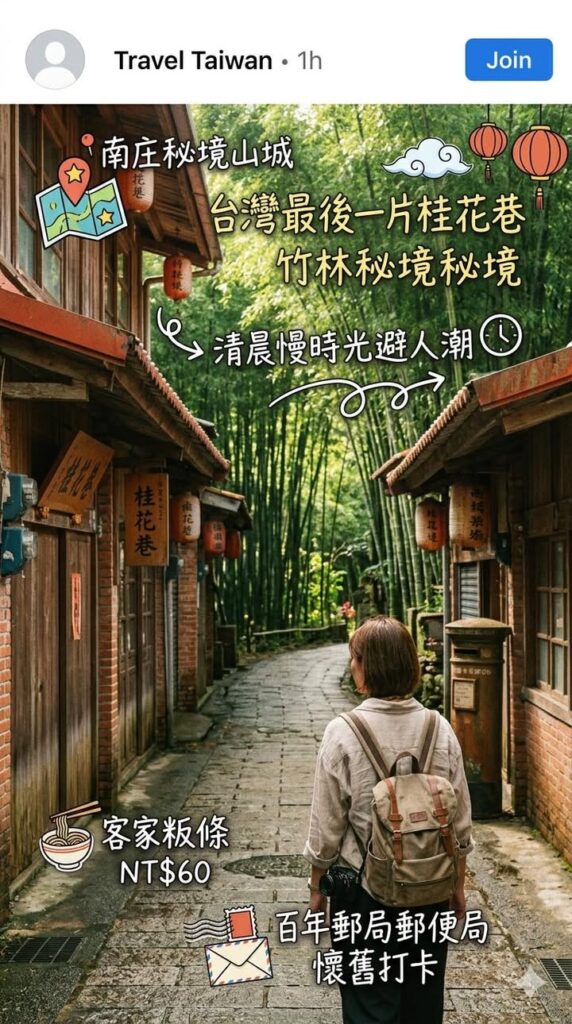 台北南庄｜台灣最後一片桂花巷　隱藏版竹林秘境配圖,香港人旅行攻略視覺素材
