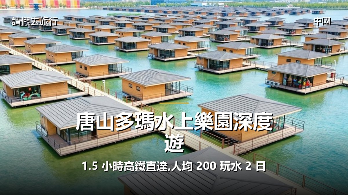 唐山多瑪水上樂園深度遊:1.5 小時高鐵直達,人均 200 玩水 2 日 - GALVOX V11 旅遊攻略封面海報
