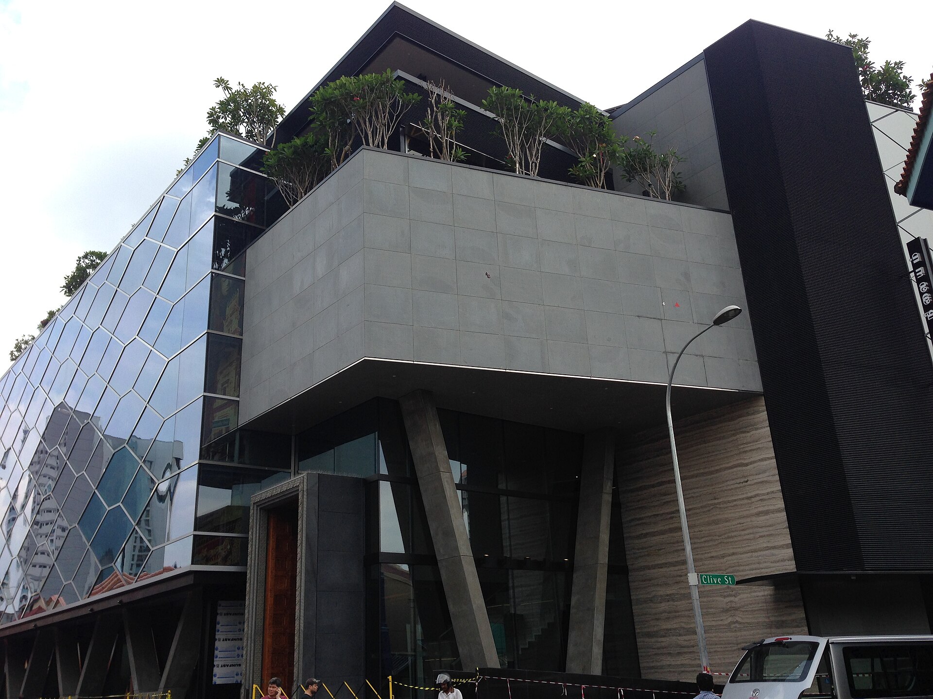 新加坡Indian Heritage Centre建築外觀,2015年4月資料照