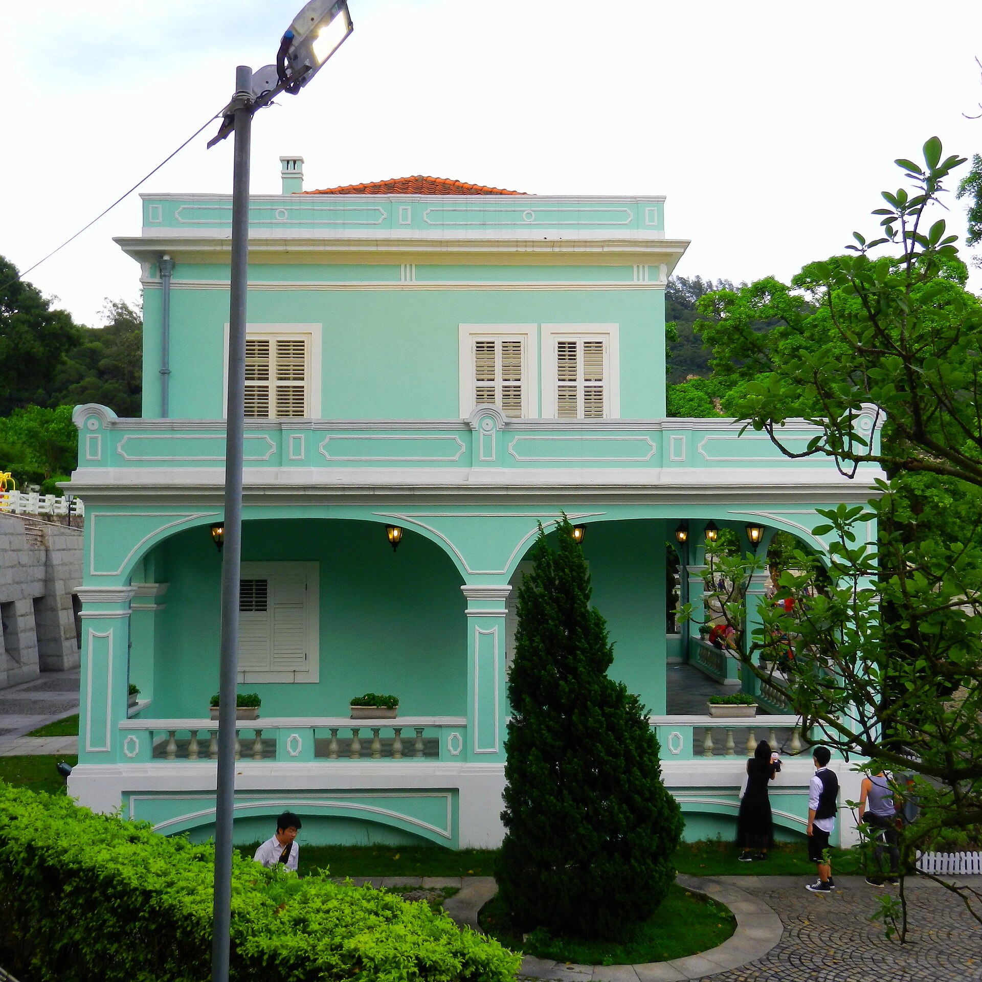 龍環葡韻葡式住宅正立面，2012年資料照，非本屆活動實況