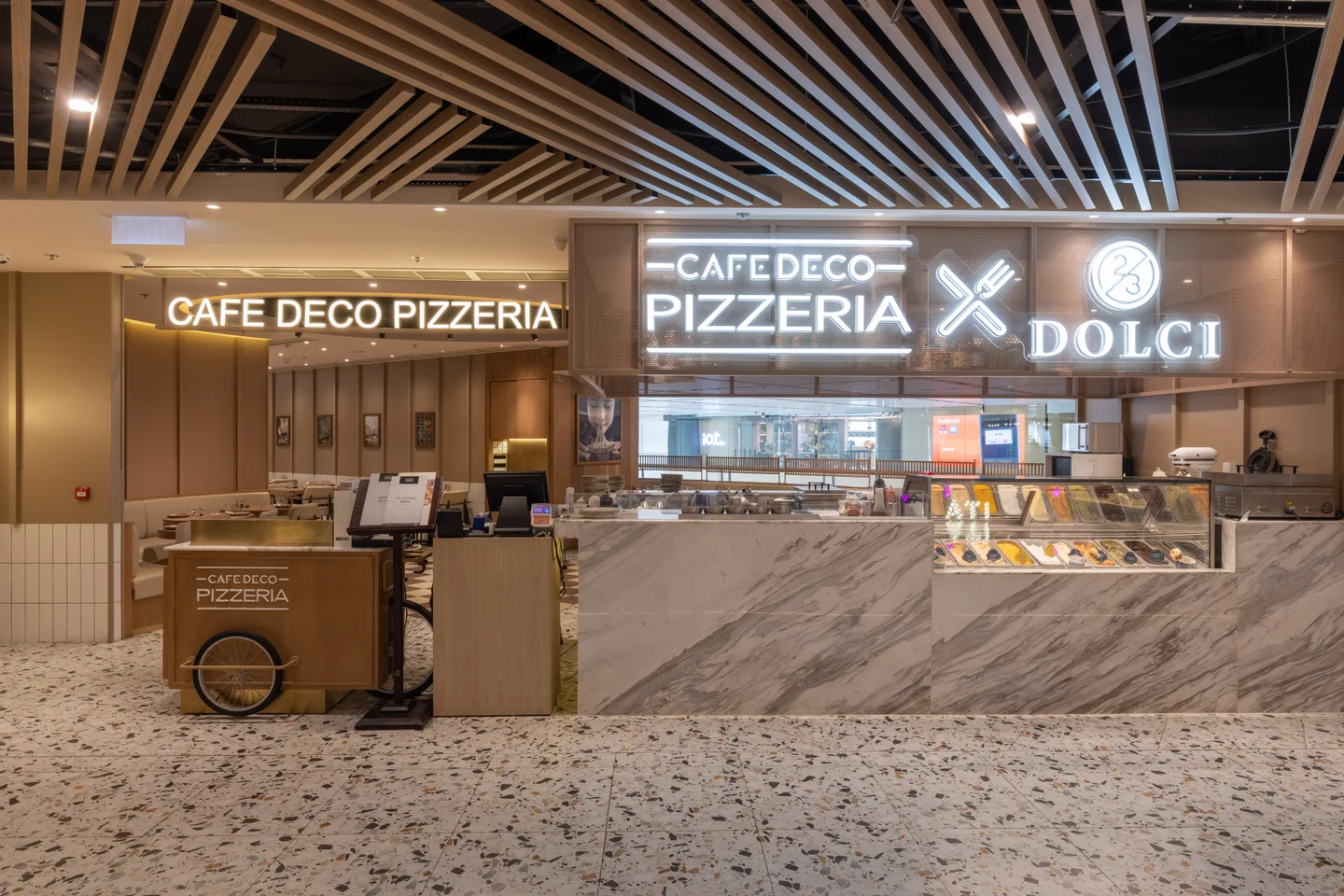 CAFE DECO PIZZERIA品牌餐廳2021年室內舊照