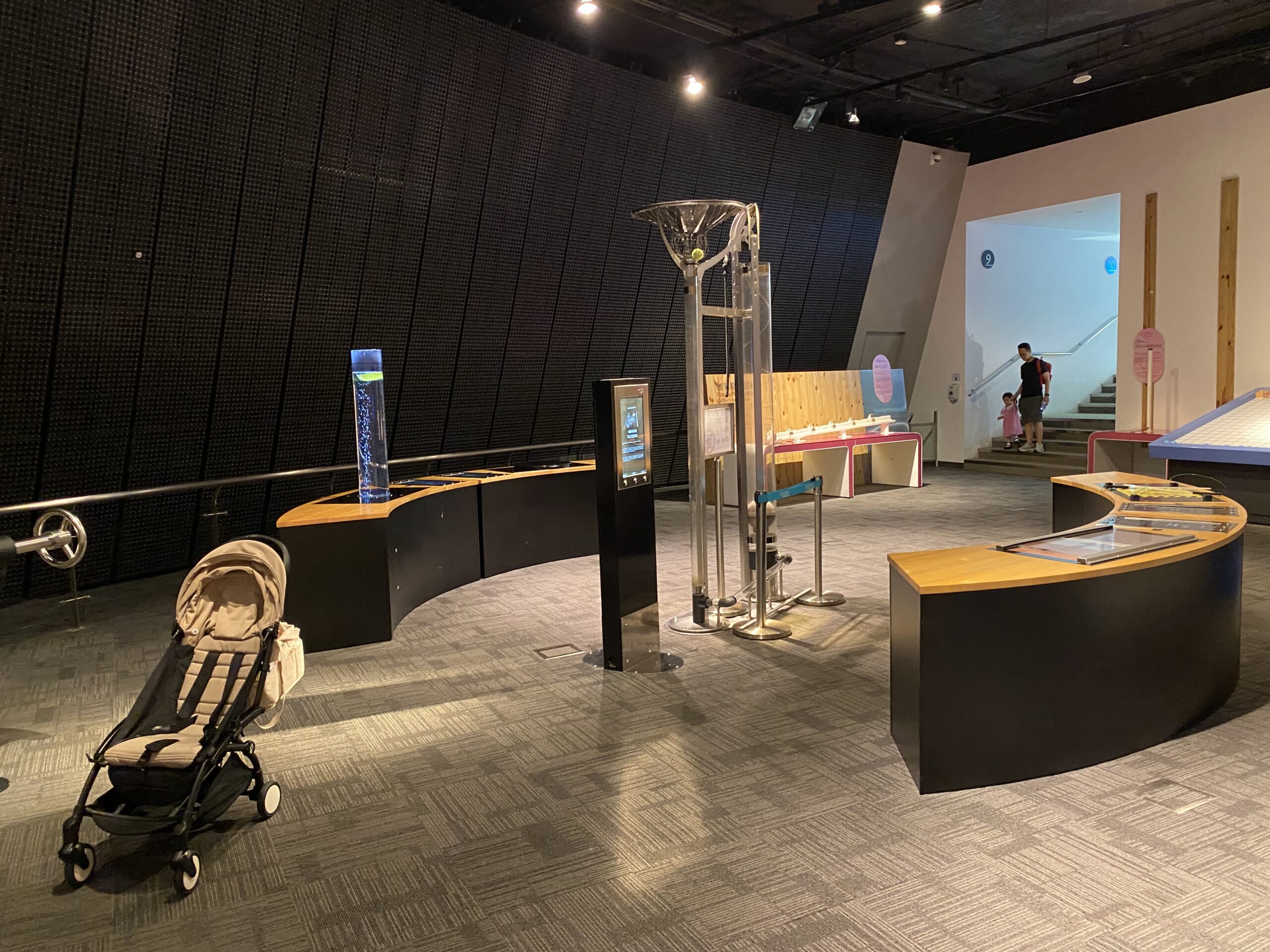 澳門科學館館內互動展區歷史照片，攝於2023年