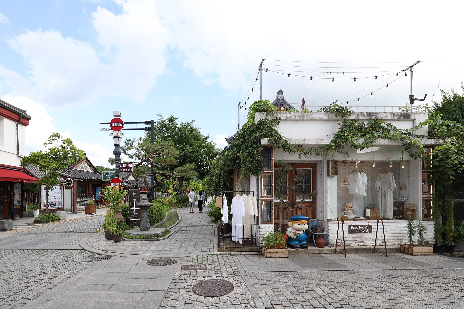 2022年全州韓屋村街巷與沿街小店實拍