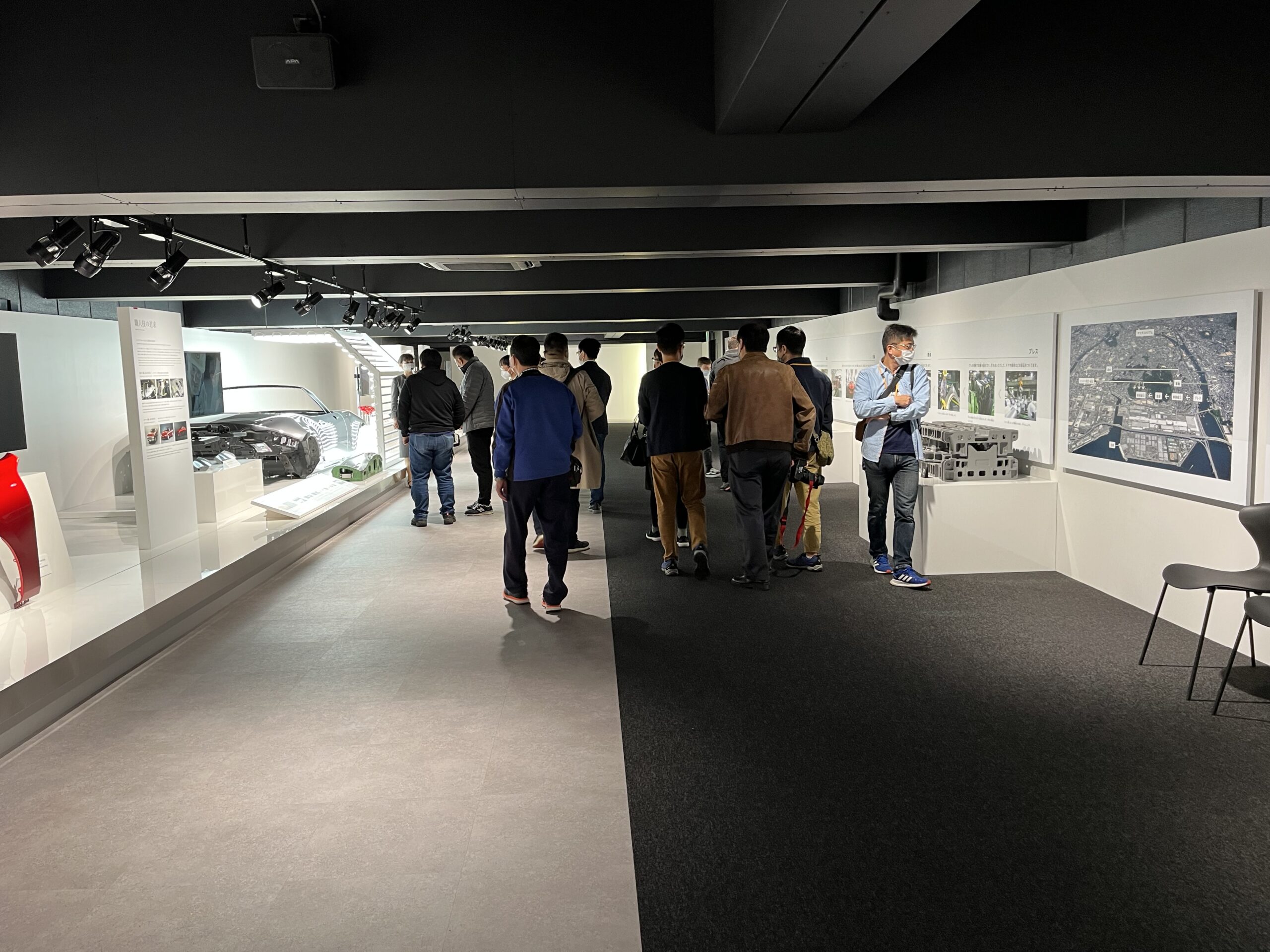 2022年馬自達博物館內部展廳與參觀者實拍