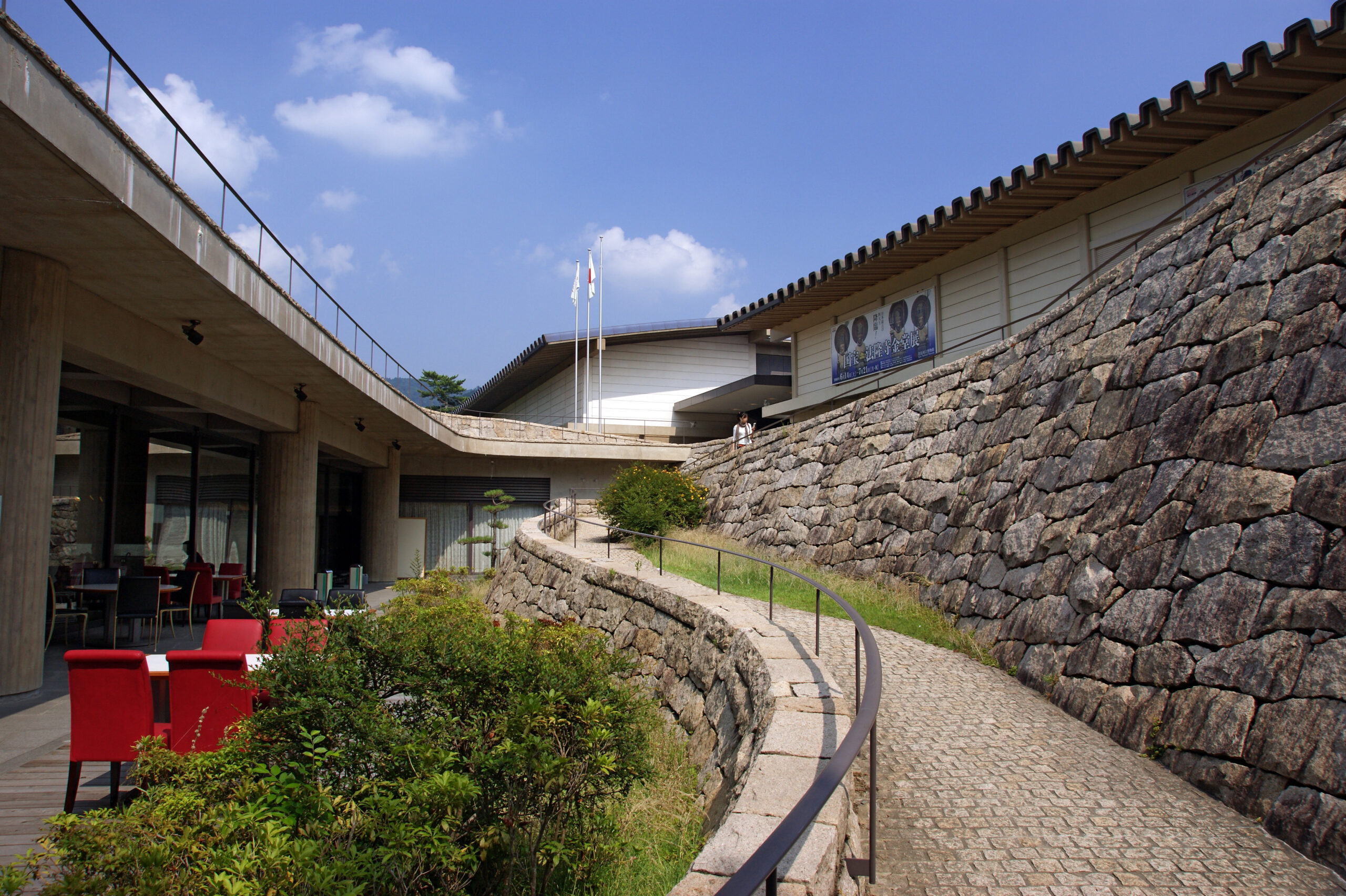 奈良國立博物館館區通道2008年實拍