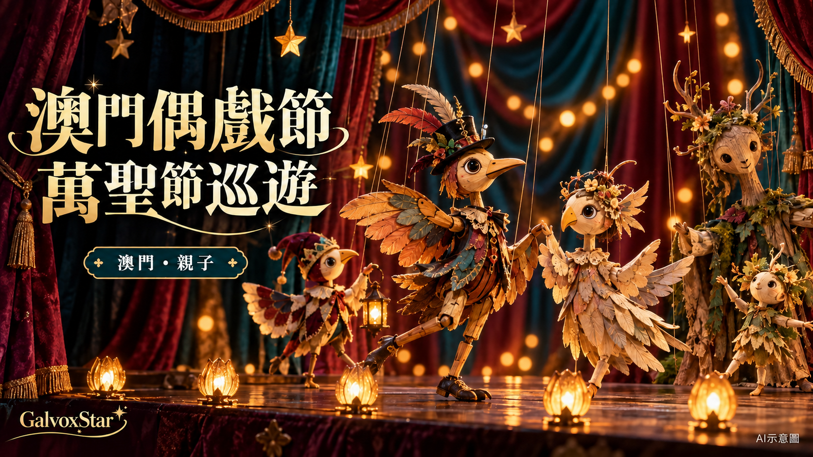 澳門當代偶戲節2026|10月31日免費巡遊、展覽與黑盒演出封面