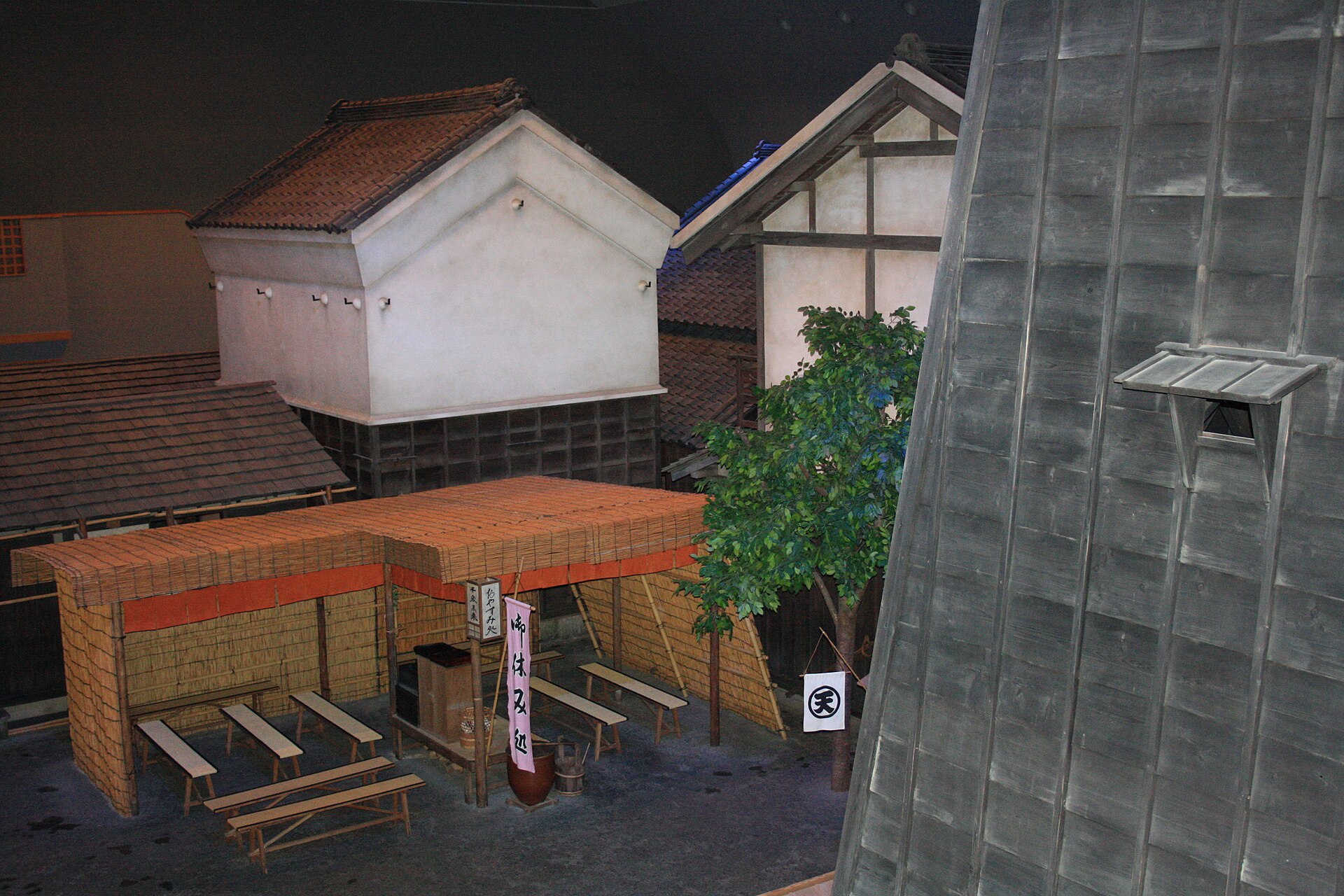 2010年深川江戶資料館重現街攤實拍,非2026現況