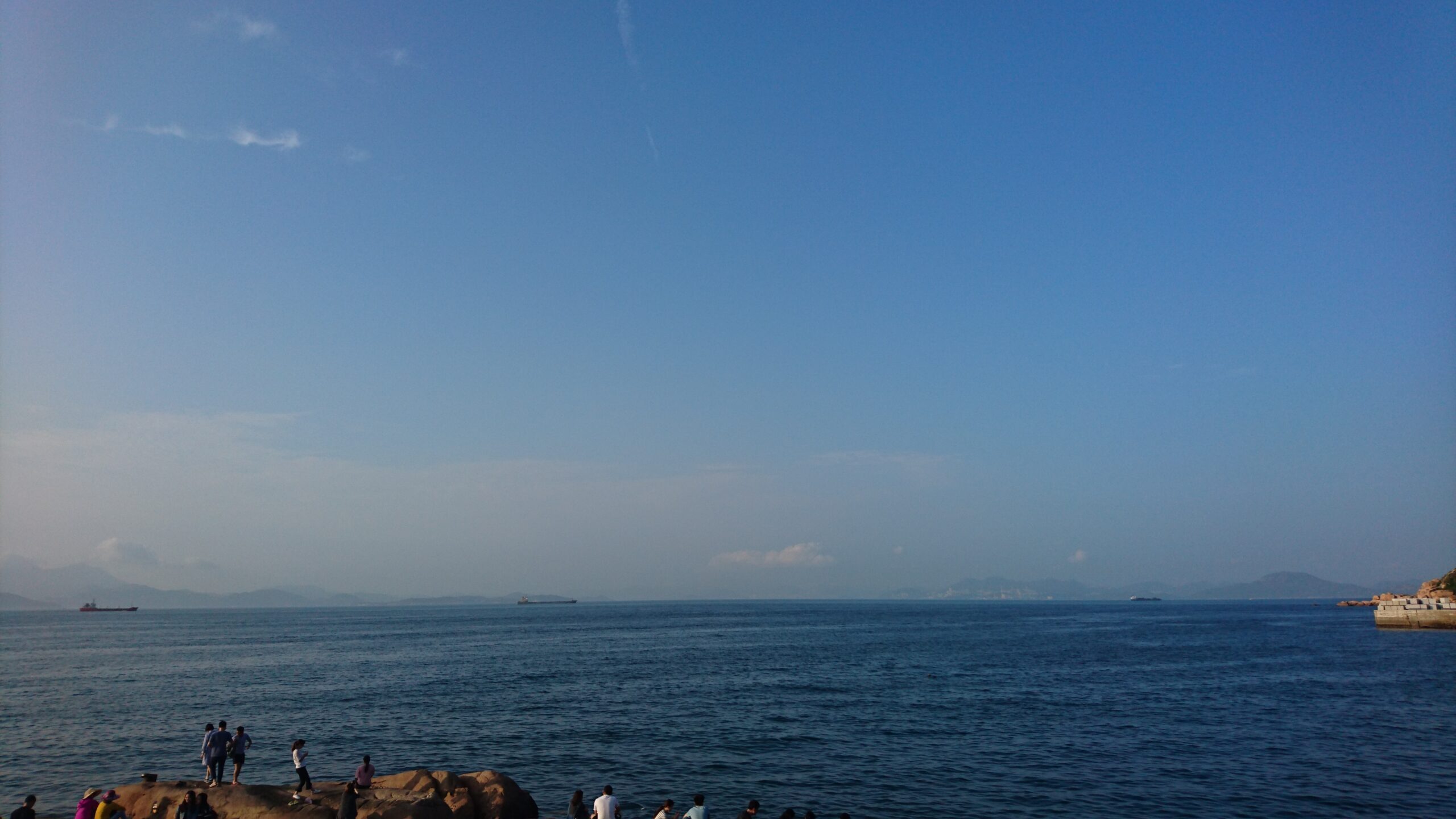 珠海外伶仃島海岸與岩石的歷史實拍