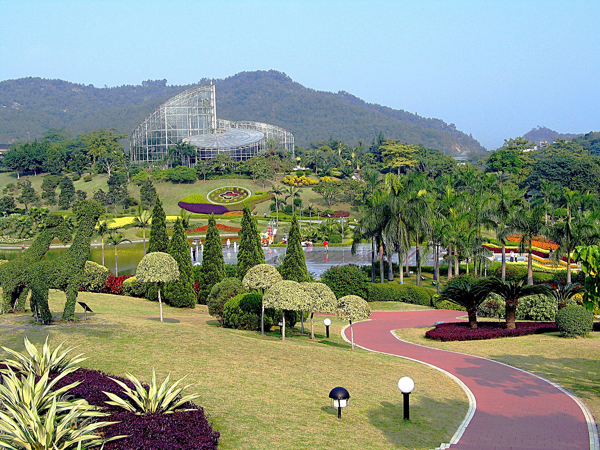 雲台花園2003年園路與花壇歷史實拍